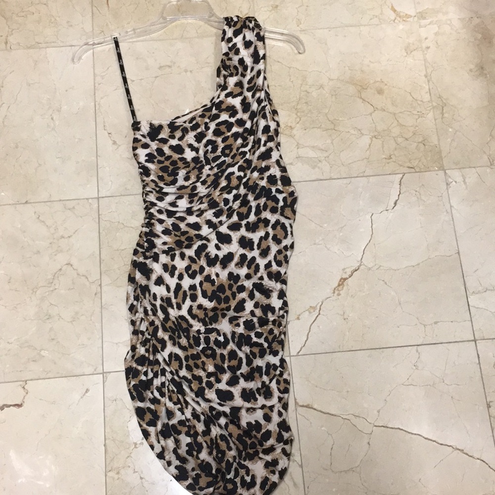 Guess Leopard tight party dress